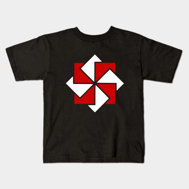 SAMURAI CREST Kids T-Shirt by Rules of the mind